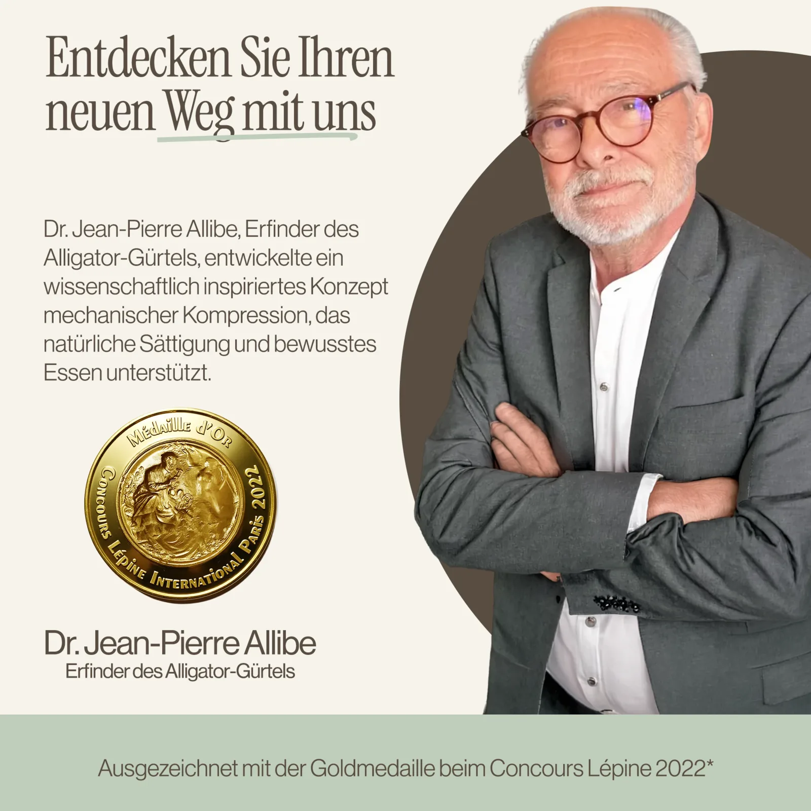 Goldmedaille beim Concours Lépine